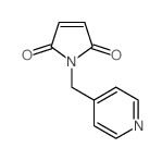 1H-Pyrrole-2,5-dione,1-(4-pyridinylmethyl)- Structure