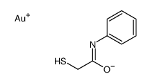 2-anilino-2-oxoethanethiolate,gold(1+)结构式