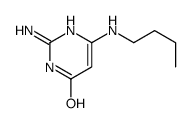 2-Amino-6-(butylamino)-4(1H)-pyrimidinone Structure