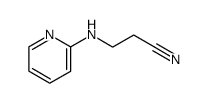 N-[2]pyridyl-β-alanine-nitrile结构式