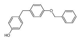 α-(p-benzyloxyphenyl)-p-cresol结构式