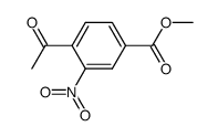 methyl 4-acetyl-3-nitrobenzoate structure