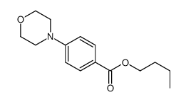 butyl 4-morpholin-4-ylbenzoate Structure