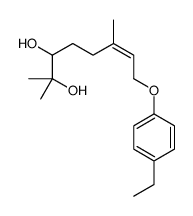 (E)-8-(4-ethylphenoxy)-2,6-dimethyloct-6-ene-2,3-diol Structure