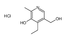 4-ethyl-5-(hydroxymethyl)-2-methylpyridin-3-ol,hydrochloride结构式