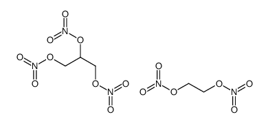 1,3-dinitrooxypropan-2-yl nitrate,2-nitrooxyethyl nitrate结构式