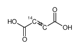 [2,3-14C]fumaric acid结构式