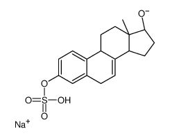 Estra-1,3,5(10),7-tetraene-3,17-diol, 3-(hydrogen sulfate), monosodium salt, (17alpha)- picture