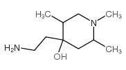 4-(2-氨基乙基)-1,2,5-三甲基哌啶-4-醇结构式