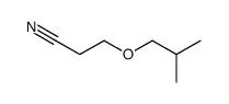 3-(2-methylpropoxy)propiononitrile Structure