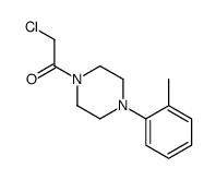 2-chloro-1-[4-(2-methylphenyl)piperazin-1-yl]ethanone Structure