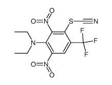 N,N-Diethyl-2,6-dinitro-3-thiocyanato-4-trifluormethylanilin Structure