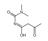 N-(dimethylcarbamoyl)-3-oxobutanamide Structure