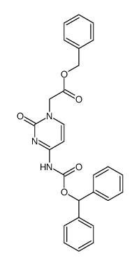 benzyl 2-(4-(((benzhydryloxy)carbonyl)amino)-2-oxopyrimidin-1(2H)-yl)acetate picture