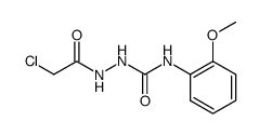 4-(o-Anisyl)-1-chloracetylsemicarbazid Structure