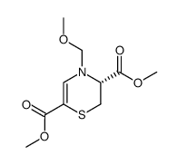 (R)-4-methoxymethyl-5,6-dihydro-4H-[1,4]thiazine-2,5-dicarboxylic acid dimethyl ester Structure