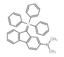 9H-Fluoren-2-amine,N,N-dimethyl-9-(triphenylphosphoranylidene)- Structure