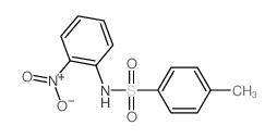 Benzenesulfonamide,4-methyl-N-(2-nitrophenyl)- structure