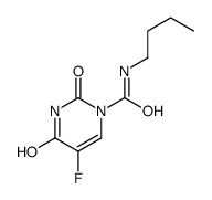 1-Butylcarbamoyl-5-fluorouracil结构式