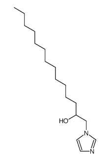 1-(2-hydroxy-n-tetradecyl)imidazole Structure