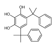 4,6-bis(2-phenylpropan-2-yl)benzene-1,2,3-triol Structure