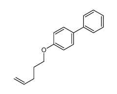 1-pent-4-enoxy-4-phenylbenzene Structure