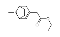 ethyl 2-(8-methyl-8-azabicyclo[3.2.1]oct-3-en-3-yl)acetate Structure