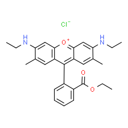 bis[9-[2-(ethoxycarbonyl)phenyl]-3,6-bis(ethylamino)-2,7-dimethylxanthylium] tetraoxomolybdate(2-) picture