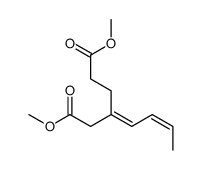 dimethyl 3-but-2-enylidenehexanedioate结构式