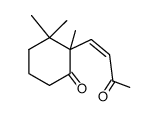 (Z)-4-(1,2,2-Trimethyl-6-oxo-cyclohexyl)but-3-en-2-on Structure