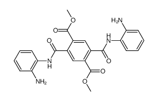 2.5-Bis(methoxycarbonyl)-N.N'-bis(o-aminophenyl)terephthalamid结构式