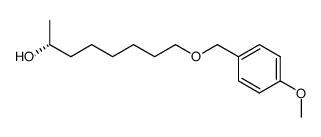 (2R)-8-(4-methoxyphenylmethoxy)octan-2-ol结构式