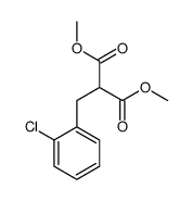 dimethyl 2-[(2-chlorophenyl)methyl]propanedioate结构式