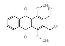 9,10-Anthracenedione,2,3-bis(bromomethyl)-1,4-dimethoxy-结构式