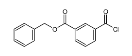 3-(benzyloxycarbonyl)benzoyl chloride Structure