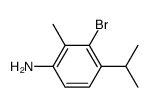 3-bromo-4-isopropyl-2-methyl-aniline Structure