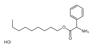 (2-nonoxy-2-oxo-1-phenylethyl)azanium,chloride Structure