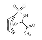 Propanamide,2-[(phenylsulfonyl)amino]-结构式