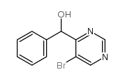 (5-Bromopyrimidin-4-yl)(phenyl)methanol结构式