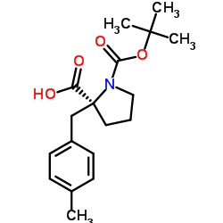 Boc-(S)-α-(4-甲基苄基)脯氨酸图片