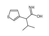 3-methyl-2-thiophen-3-ylbutanamide结构式