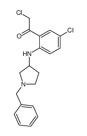 Ethanone,2-chloro-1-[5-chloro-2-[[1-(phenylmethyl)-3-pyrrolidinyl]amino]phenyl]- picture