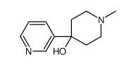 1-methyl-4-pyridin-3-ylpiperidin-4-ol Structure