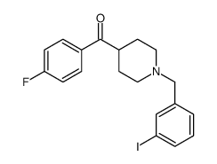 (4-fluorophenyl)-[1-[(3-iodophenyl)methyl]piperidin-4-yl]methanone结构式