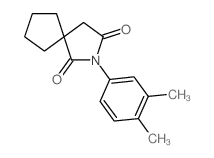 8-(3,4-dimethylphenyl)-8-azaspiro[4.4]nonane-7,9-dione Structure