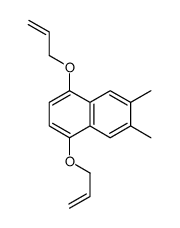 6,7-dimethyl-1,4-bis(prop-2-enoxy)naphthalene Structure