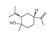 (1S,2S,4R)-2-(dimethylamino)-1-methyl-4-(1-methylethenyl)cyclohexanol structure