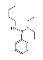 N-[diethylamino(phenyl)boranyl]butan-1-amine Structure