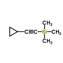 (Cyclopropylethynyl)(trimethyl)silane Structure