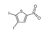 2,3-diiodo-5-nitrothiophene Structure